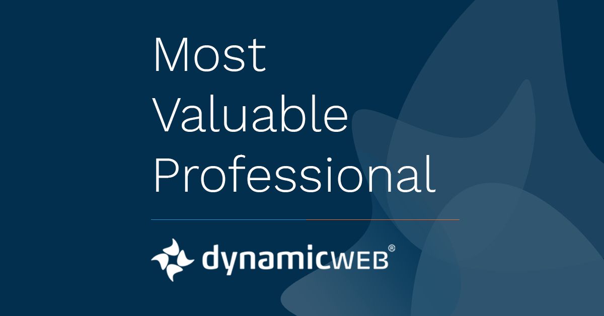 2 DynamicWeb Most Valuable Professionals